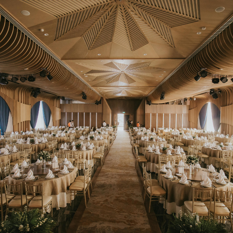 Event Rentals in a ballroom