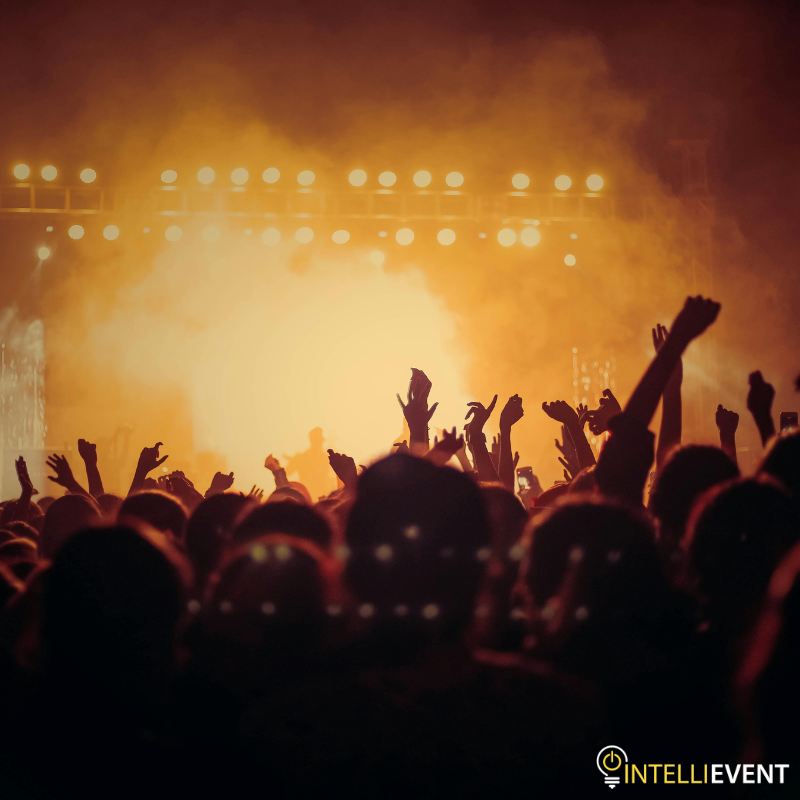 Concert with audio visual rental inventory